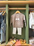 Girl 2pcs Cotton Bunny Set front