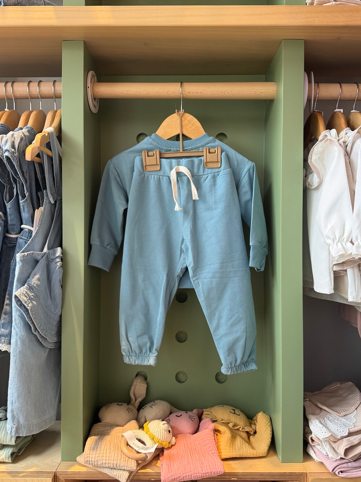 Boy 2pcs Cotton Set Adventure Blue pants