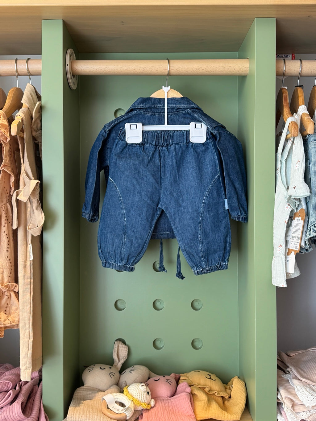 BabyBoy 3pcs Denim Set back