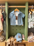 BabyBoy Denim 3pcs + Hat front