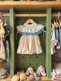 BabyGirl Denim Lace Dress front