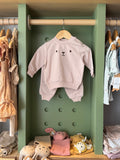 BabyBoy/Girl 2pcs Cotton Set Beige — front