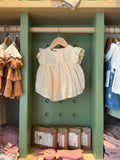 BabyGirl 2pcs Ecru Dress + Panties - front